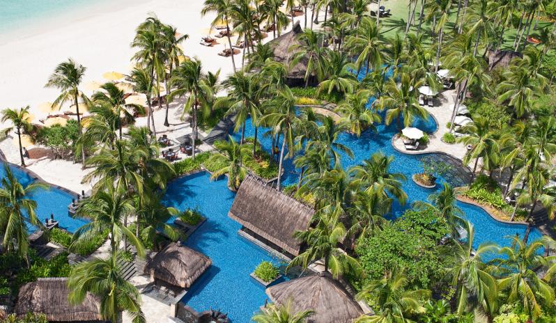 Shangri-La Boracay Resort and Spa-Aerial View Of The Pool Area